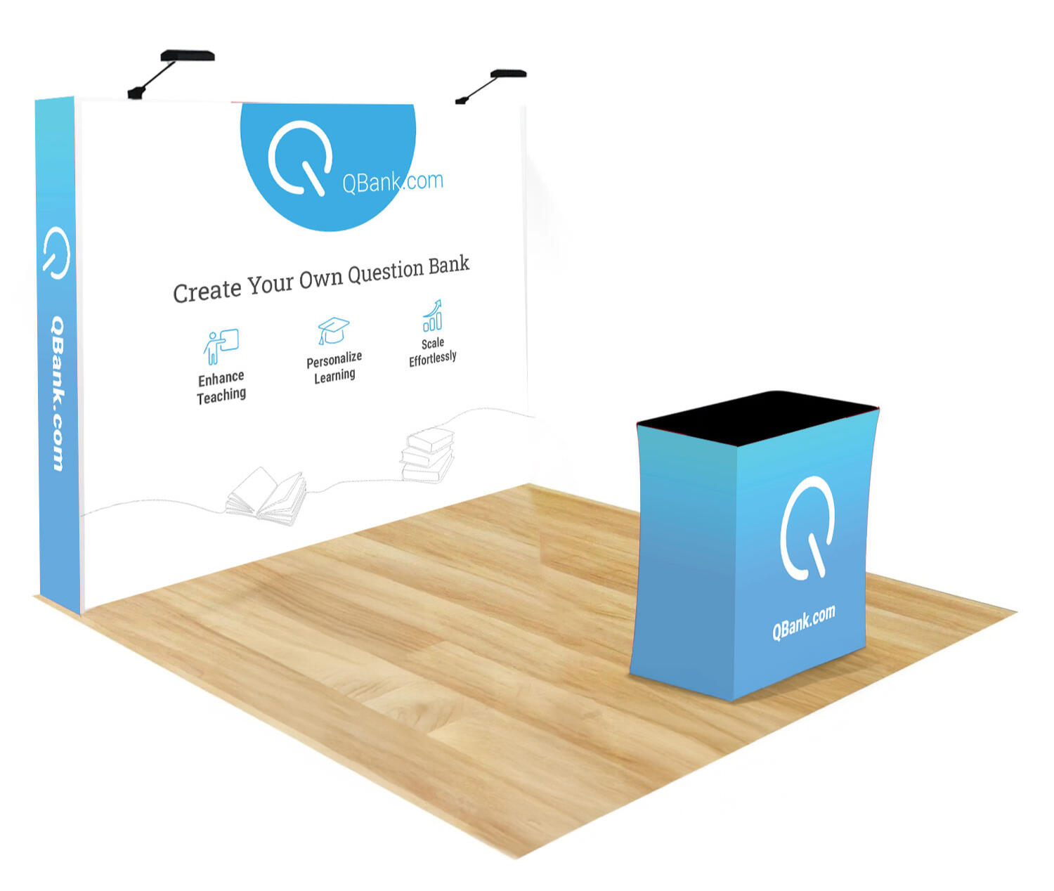 QBank Booth Mockup