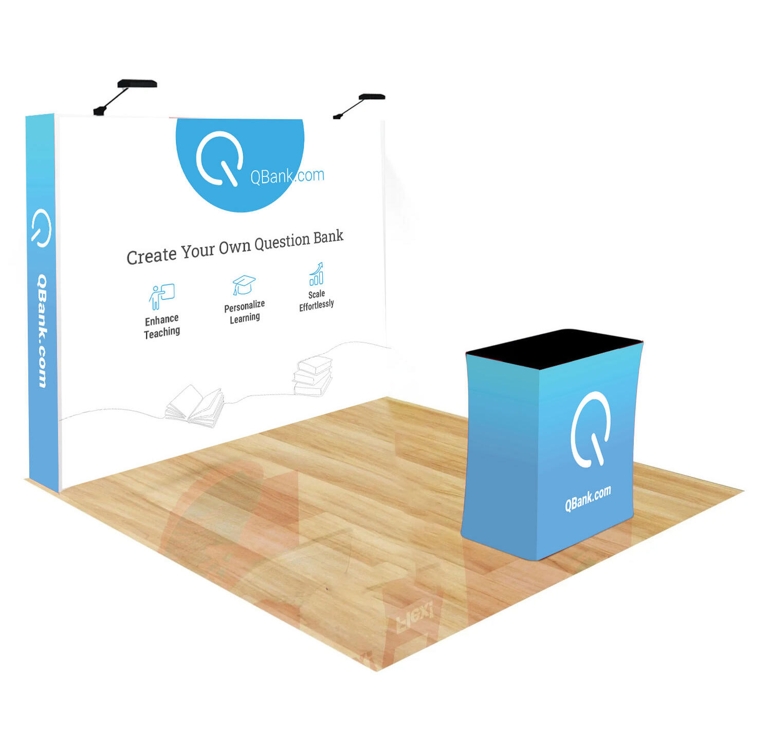 QBank Booth Mockup