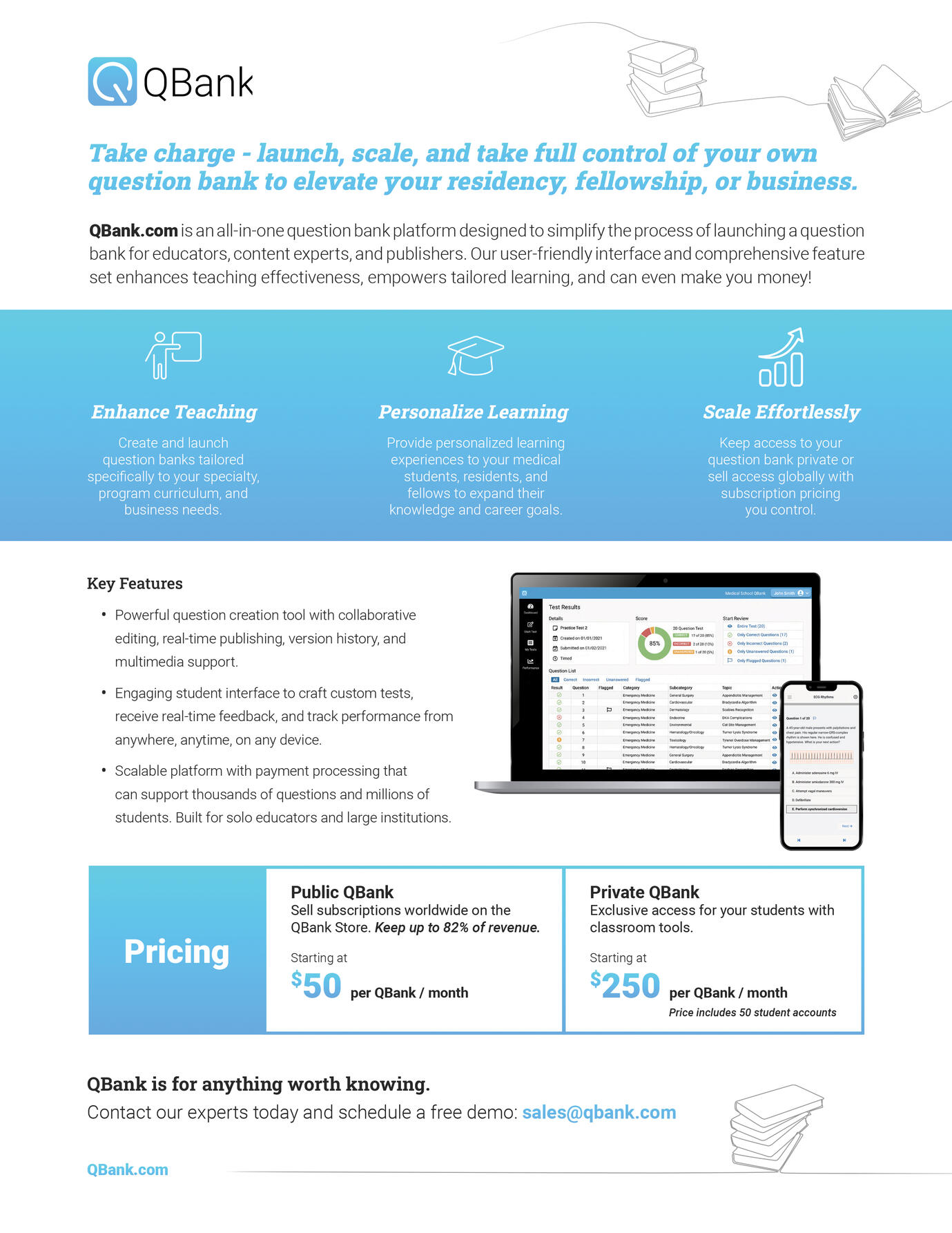 QBank Sales One-Pager